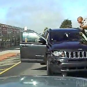 Raw Dashcam Footage Of Walmart Shoplifter Police Chase - YouTube
