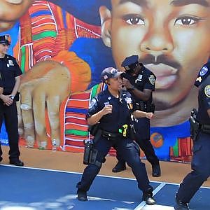 Mount Vernon Police Running Man Challange - YouTube