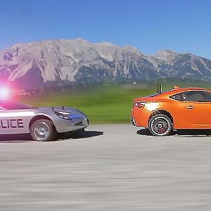 INSANE RC POLICE CHASE - TWO XV01 - YouTube