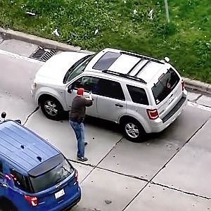 POLICE chase SUV Ford Escape Hybrid | American POLICE in action - YouTube