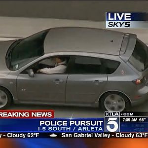 Los Angeles Police Chase (September 13, 2016) KTLA - YouTube