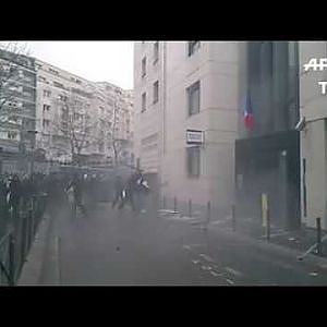 BREAKING : Migrants Launch Assult Upon Police Station - YouTube