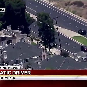 Aborted Police Chase Sedan Orange County 2016 - YouTube