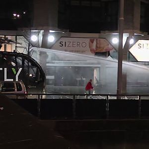 Netherlands: Water cannon unleashed as police clash with Turkish protesters in Rotterdam - YouTube