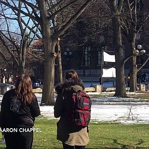 Police Chase on the Diag - YouTube