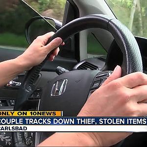 Couple tracks down thief, stolen items - YouTube